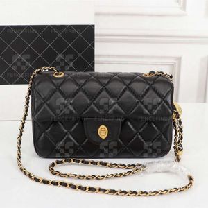 Shoulder CC Bag Handbag Small Flap Bag Designer Bag Gold Chain Strap Shoulder Bag With Gold Ball Women Fashion Classic Lambskin Leather Purse Fencefinds