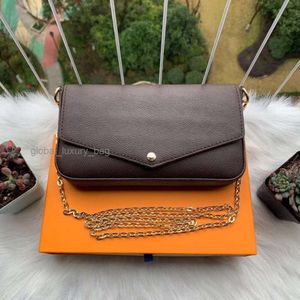Designers POCHETTE 3 pcs/set Wallets Women embossing Leather Handbags Luxurys Womens Messenger Chain Shoulder Bag Clutch Crossbody Purse With Box M64064 M61276