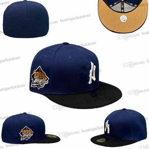 Cappelli aderenti da baseball da uomo in 58 colori Nero Chicago Sport Cappellini firmati completamente chiusi Tiger Colore blu scuro Berretto da baseball Houston Chapeau Ed Statua della Libertà Dec-01