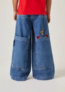 Harajuku Jeans: Wide Leg Y2K Streetwear for Men & Women | Big Pockets