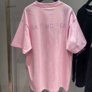 Jakość Balencaigalies Balencigalies list Paris t High Shirt Men SCICK Womans Europ B Desginer Czarna bawełniana biała klasyki Dwie swobodne letnie okrągłe grafikę xx 6dwl