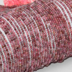 Loose Gemstones Natural Ruby From Sri Lanka Faceted Round Beads 2mm