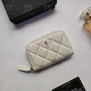 Designer Wallet CC Purse Credit Card Holder Fold Cardholder Coin Pouch Women Purses Wallets Lambskin Caviar Leather Fashion Classic Womens Style Fencefinds