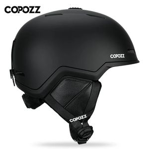 Capacetes de esqui Copozz Capacete de esqui meio coberto Capacete de esqui anti-impacto para adultos homens mulheres esqui skate snowboard capacete de segurança feminino masculino 231205