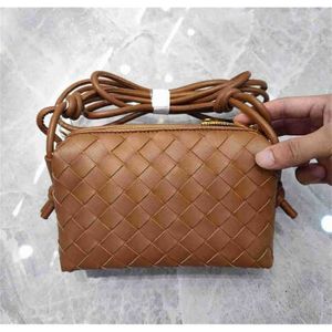 Authentic Woven Cloud Designer Fashion Bags Venetas Square BottegvVeneta Bags Bag Leather Womens Loop Fashion Handheld One Shoulder Crossbody Outlet TOR8DN WNZKV