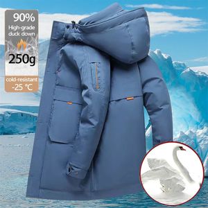 Herrenjacken, beheizter Daunenmantel, Herren-Shop, White Duck, Arbeitskleidung, Outdoor-Mäntel, original hochwertige Intensivierungsjacke, UK 231206