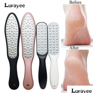 Foot Rasps File Double Sided Rasp Callus Corn For Cracked Heel Stainless Steel Professional Care Pedicure Tools 230606 Drop Delivery Dhinw