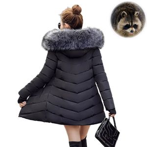 Women's Jacket Parkas Winter Ladies Casual Long Coats Woman Jackets Women Hooded Cotton Warm Coat Outwear Plus Size 231205