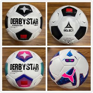 Новая Серия А 23 24 Футбольные мячи для матчей Бундеслиги 2023 2024 Derbystar Merlin ACC Football Particle Сопротивление скольжению Игра Тренировочный мяч 27