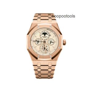 Classic AP Royal Oak Watch Men's Quartz Watch Mechanical Wristwatch Eppie Royal Oak Time Equation (Mexico) 26603or.OO.D092CR.01 Men's WN-V9TU