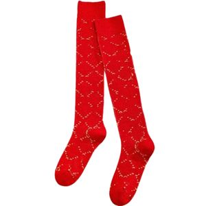 Wholesale Women's Socks Fashionable and Exquisite Hip Hop Girls Women's Knee Length Socks High Design Full Letter Printed Socks Street Clothing jj2