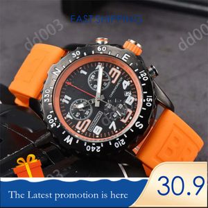 المصمم مشاهدة Montre Endurance Pro Avenger Mens الساعات عالية الجودة RELOJ 44MM حزام chronograph wristwatch المطاط السيليكون silicone orologio sb048