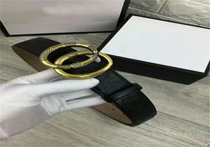 belt belts for men women black leather gold buckle with white dust bag big box and cards snake 3.8cm7443527