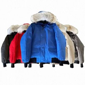 メンズダウンパーカーカナダデザイナージャケットVeste homme womens winter piffer big furhoody apparel printed outwears goode jacket