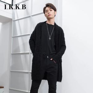 Men's Sweaters cardigan sweater casual lazy style with college coat medium thick wear long Japanese Retro 231205