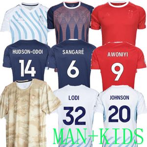 Nottingham 23 24 LINGARD maglie da calcio GRABBAN Johnson Surridge 2023 Kids Forest Awoniyi AMEOBI Sangare magliette da calcio per bambini limitata