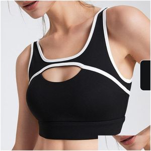 Yoga Outfit Al-088 New Summer Designer Shockproof And Anti-Sagging Activity Underwear Collection Bra Fitness Running Vest Sports Al Dr Dhrup