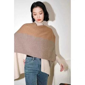 Xales 100% lã merino xale cachecol suéter moda feminina tricô leve envoltório térmico cardigan luxo feminino cachecol quatro estações l23125