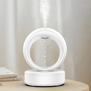 Essentialoljor Diffusorer Anti Gravity Air Firidifier 680 ml vattendroppe Mist Maker Fogger Electric fuktare Aromaterapi Diffusor Hushållsrenare 231205