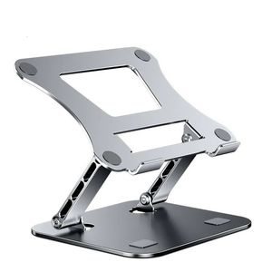 Tablet PC Stands Laptop Stand Adjustable Aluminum Alloy Notebook Up to 17 Inch Portable Fold Holder Cooling Bracket Support 231206