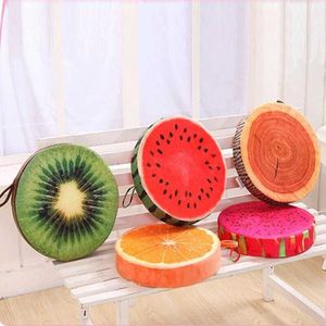 Kudde/dekorativt bekvämt kontorssoffa Plush Toy Garden Matsal Utomhus Fruit Seat Puds Round Seat Puds Stol Kuddar