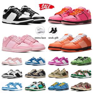 Top Quality Men Women Designer Shoes Remastered Dubks Freddy Krueger Blossom Buttercup Chunky Dunkys Lobster Orange Born x Raised Luxury Shoe Sneakers Trainers