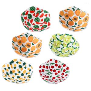 Dinnerware Sets 6 Pcs Microwave Bowl Holder Sleeve Plate Huggers Covers Polyester Cotton Safe