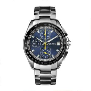 Neues Design Herrenuhren Chronograph Quarzwerk Männliche Uhr Sportuhr Automatisches Datum Multifunktionale Herren-Business-Armbanduhren Montre