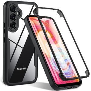 360 Tam Vücut Dahili Ekran Koruyucu Kılıflar Samsung S23 FE S24 Ultra A14 A24 A34 A54 5G A05 A05S A15 Redmi 12 13c Xiaomi 13 13t 14 Pro Poco F5