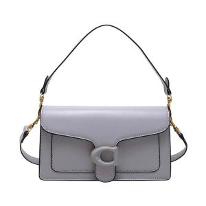 Umhängetasche für Damen, Handtasche, Designer-Umhängetasche, Luxus-Mädchen, einfarbig, Kette, quadratisch, echte Schnalle, große Kapazität, Umhängetasche, kleine quadratische Tasche, Flip-Designer-Tasche