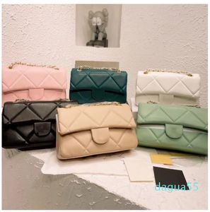 Designer women fishion shoulder wallet purse cross body color casual daily chain