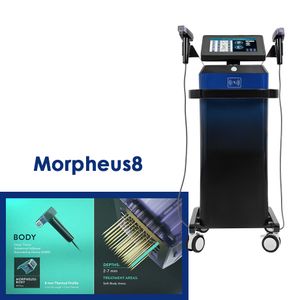 Alta qualidade Morpheus8 Vertical 2 em 1 Aperto de pele Anti-rugas Morpheus 8 Radiofrecuent Fractional RF Microneedling Machine