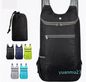 lu Folding Backpack Schoobag For Teenager bag Portable Waterproof Nylon Foldable Backpacks Sports Colors for Hiking