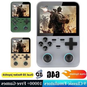 D007 Handheld Game Player 35 inç IPS Screen Linux Açık Kaynak Sistemi 10000 Oyun Retro Cihazları Taşınabilir Video Oyun Konsolları WPDVB