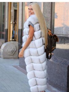 Women's Fur Faux ZADORIN Luxury 10 Step X Long Vest Furry Soft Jacket Thick Warm Vintage Overcoat Streetwear 231205