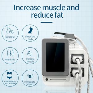 2024 Настольный EMS аппарат для коррекции фигуры HI-EMT для набора мышечной массы без риска для похудения, косметическое оборудование с двойными ручками