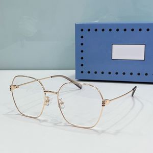 Optischer Rahmen, CC-Designer-Sonnenbrille für Damen, Lesebrille, Korrektionsbrille, leicht, bequem, gutes Material, Metallrahmen, dünnes Bein, anpassbare Gläser