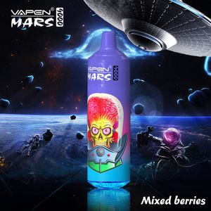 Beliebte Vapen Mars 9k Puff verfügbar Elektrel Zigaretten Vape Tornado 9000Puffs wiederaufladbares Vape Kit 18Flavopps Zero Nic Free 2% 5% Stock Fast and Safe Versand