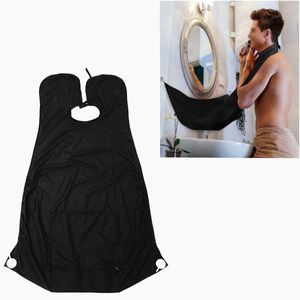 Beard Bib Shaving Fashion Apron Tool Catcher Solid Color Hair Clippings Waterproof Men Badrum Cape Tyg CCJ2062