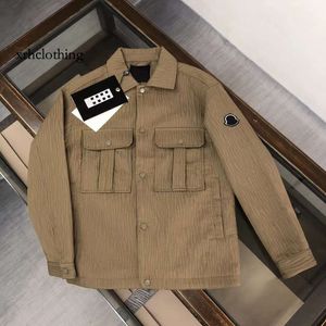 mens coats Three Complete Standards, High Version M Family, Autumn and Winter New Men's Cotton Jacket, Lapel Jacquard Button Cardigan Jacket