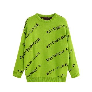 2023 Avrupa Kadın ve Erkek Tasarımcı Sweaters Retro Klasik Lüks Sweatshirt Erkekler Kol Mektubu Nakış Yuvarlak Boyun Rahat Yüksek kaliteli jumper