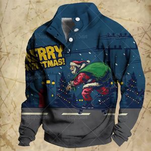 Men's Hoodies Sweatshirts Christmas Sweaters Vintage Hoodie For Men Oversized Men 'S Clothing Casual Sweatshirt Long Sleeve Tees Retro Pullover Tops 3XL 231205