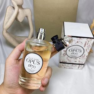 デザイナー女性男性豪華なユニセックス香水EAU DE TORETTE EDT for Man Opus 1870 Spray 100ML 3.4 Fl.ozの香りの香料消臭剤長続きするCologne高品質