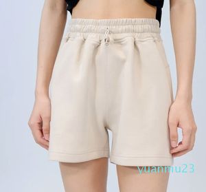 Women Sports Yoga Shorts Outfits High midje Softs Sportswear Breattable With Wear Short Pants Girls Running Elastic LL