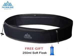 Aonijie w938s Trail Çalışma Bel Kemeri Çantası Erkek Kadın Spor Sporları Fitness Görünmez Fanny Pack Telefon Tutucu Maraton Yarışı Gear802444873981