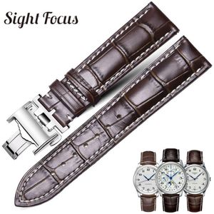 Calfskin Watch Band for Longines Masters Collection Watch Strap Belt Bracelet Cowhide Leather 13 14 15 18 19 20 21 22 24mm strap7324877