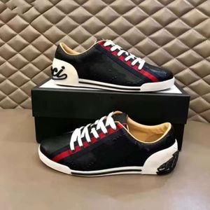 2023 Mens designer shoes letter printed luxury fashion casual black men sports sneakers high quality real picture black shoes mens trainers shoes new campus shoes