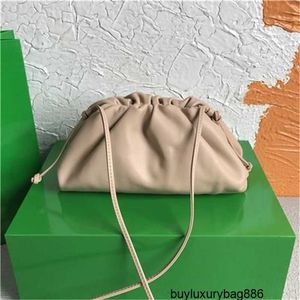 Pochette firmate BottegavVeneta Borse da donna French Dudk Borsa da donna Song Hye Kyo Borsa a nuvola plissettata Borsa sotto le ascelle in pelle Borsa a tracolla singola Dumpli HBT3