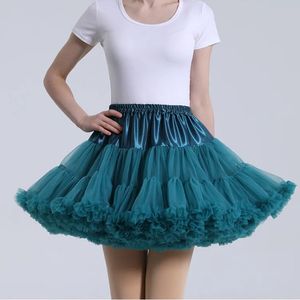 Puffy Short Girls Underskirt Party Short Dress Petticoat Petticoats Ballet Tutu kjolar Rockabilly Women Crinoline