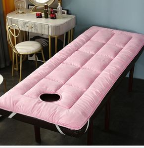 Mattress Pad Beauty Salon Bed Mat Thickened Cushion Anti Slip Hospital Room Massage with Hole 231205